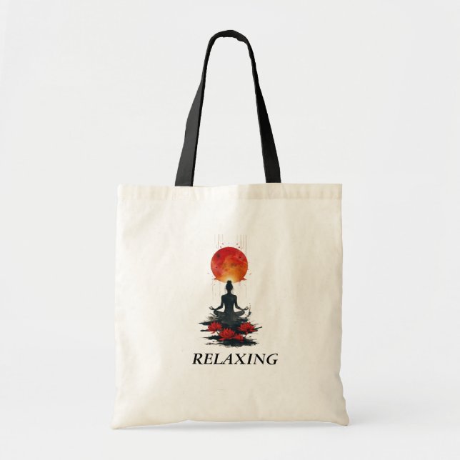 BOLSO DE TELA VIBOS RELAJANTES (Frente)