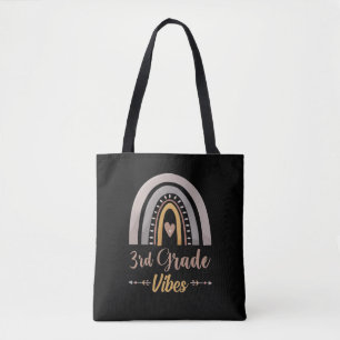 Bolso De Tela Vibraciones de 3er grado Arcoíris Tercer grado Reg