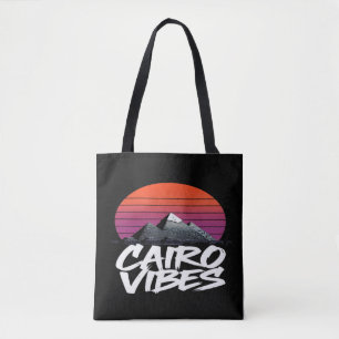 Bolso De Tela Vibraciones de El Cairo Antiguo Estilo Callejero