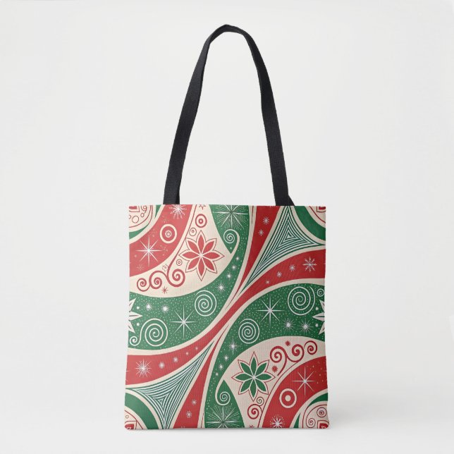 Bolso De Tela Vibraciones de Navidad (Anverso)