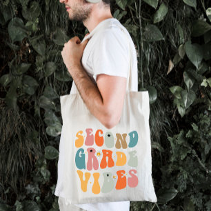 Bolso De Tela Vibraciones de Segundo Grado De vuelta al cole Gro