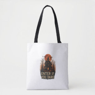Bolso De Tela vibraciones espeluznantes de Halloween - Diseño li