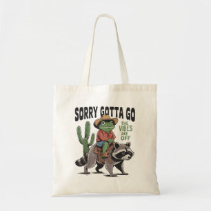 Bolso De Tela Vibraciones Están Fuera Lo Siento Tengo Que Ir Ran