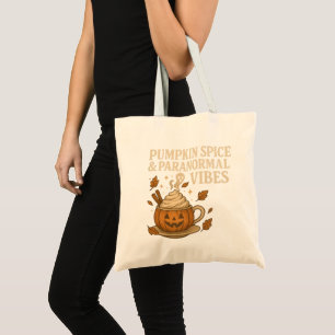 Bolso De Tela Vibraciones paranormales de calabaza especiada de