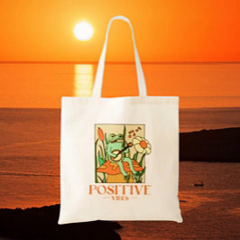 Bolso De Tela Vibraciones Positivas