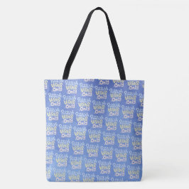 Bolso De Tela Vibraciones Positivas Solamente