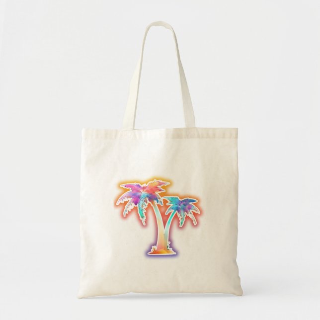 Bolso De Tela Vibraciones Tropicales (Frente)