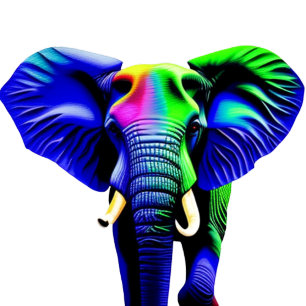 Bolso De Tela Vibrant Elephant Trivet Glass Coaster Gift Box T-S