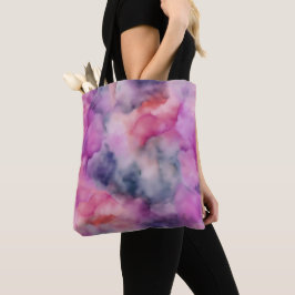Bolso De Tela Vibrant Swirls Marble