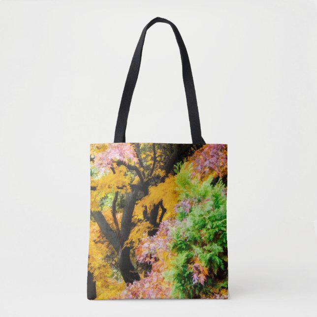 Bolso De Tela Vibrant Zen Garden (Anverso)