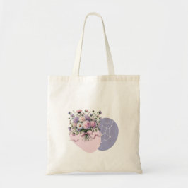 Bolso De Tela Vibrante Aster Virgo Constelación Romántico Diseño