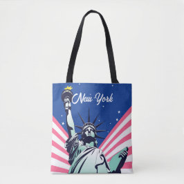 Bolso De Tela Vibrante Estatua de la Libertad en Estados Unidos