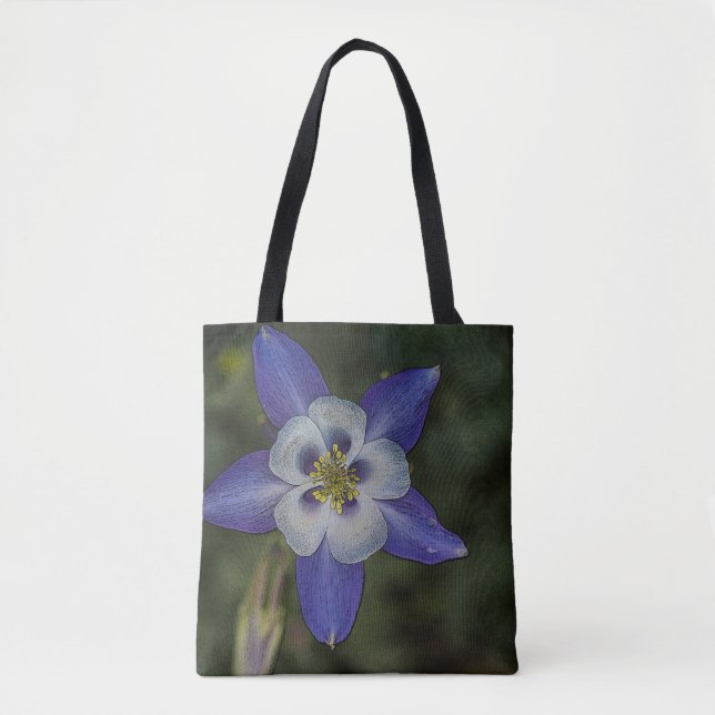 Bolso De Tela Vibrante morada morada Glory Tote Bag (Anverso)