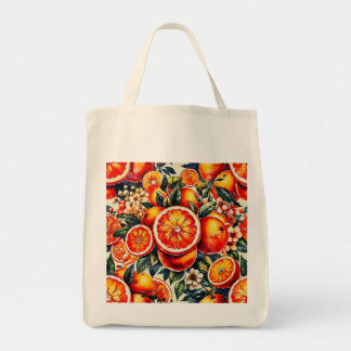 Bolso De Tela Vibrante Naranja Citrus Delight