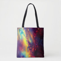 Vibrante Nebula Tote Bag