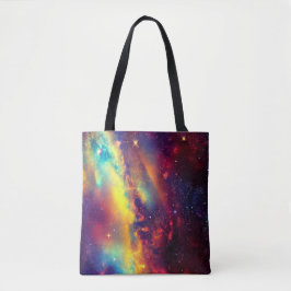 Bolso De Tela Vibrante Nebula Tote Bag