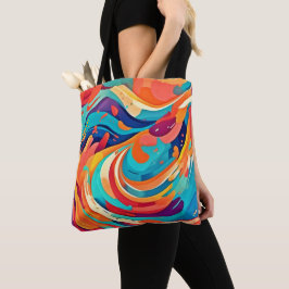 Bolso De Tela Vibrante Resumen Dreamscape