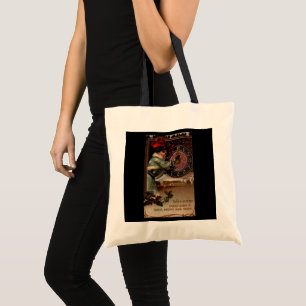 Bolso De Tela Victoria Lady Vintage Feliz Año Nuevo