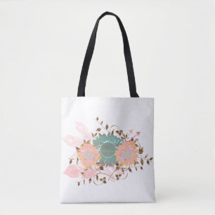 Bolso De Tela Vid en colores pastel elegante del girasol de Boho