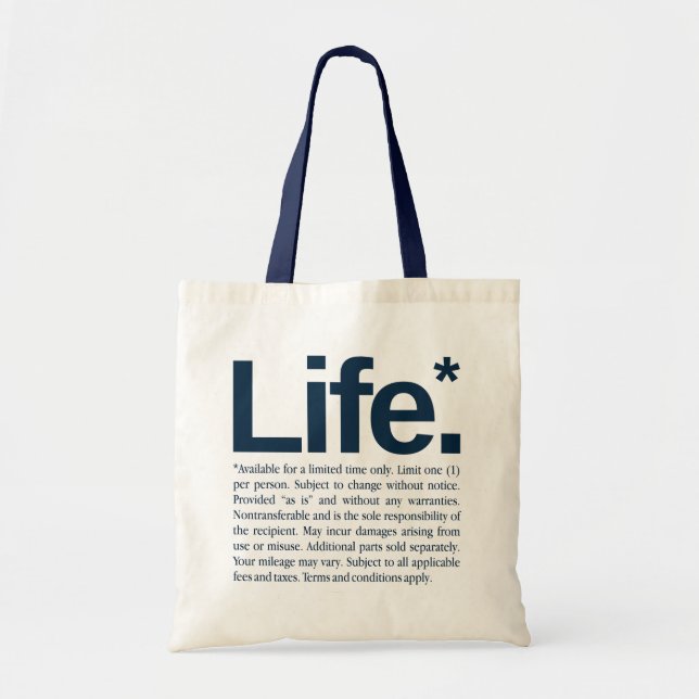 Bolso De Tela Vida* (Frente)