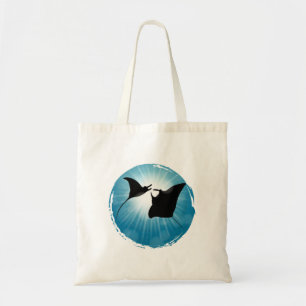 Bolso De Tela Vida acuática subacuática de Manta Ray