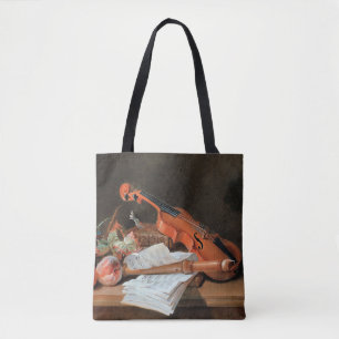 Bolso De Tela Vida con un buen arte violín
