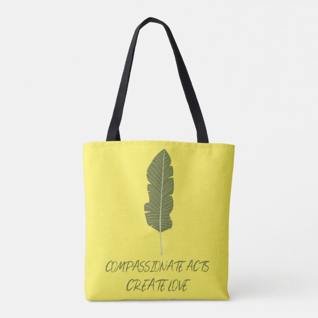 BOLSO DE TELA VIDA DE COMPASIÓN (Reverso)