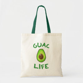 Bolso De Tela VIDA de GUAC (Guacamole) - verde