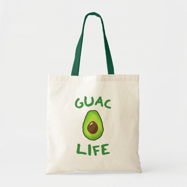 Bolso De Tela VIDA de GUAC (Guacamole) - verde (Frente)