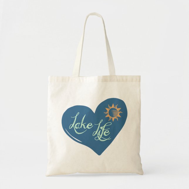 Bolso De Tela Vida del lago (Frente)