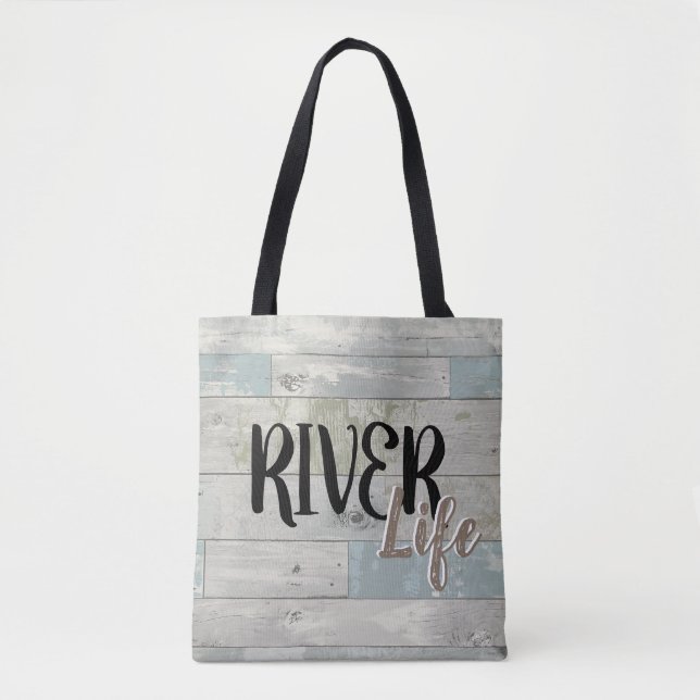 Bolso De Tela Vida del río (Anverso)