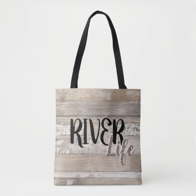 Bolso De Tela Vida del río (Anverso)