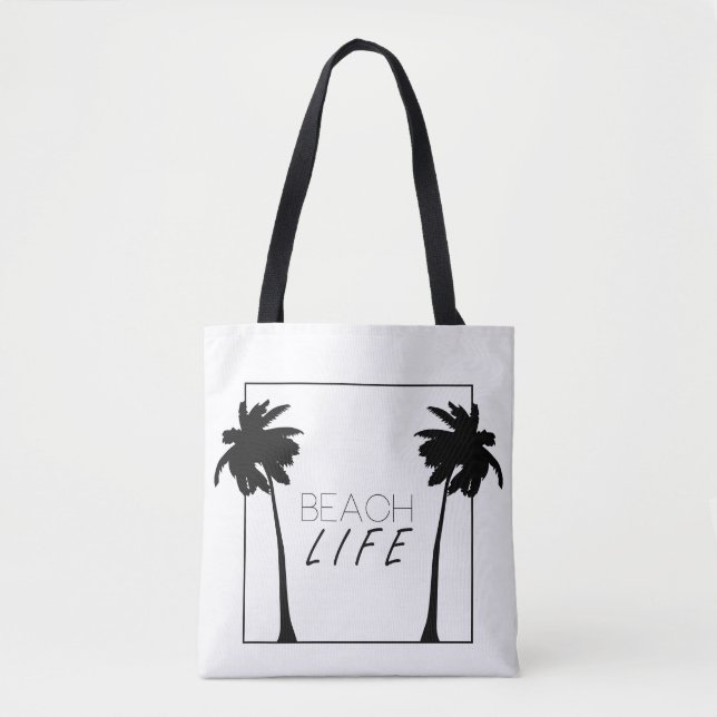 Bolso De Tela Vida en la playa (Anverso)