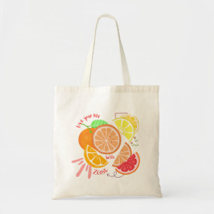 Bolso De Tela Vida en vivo inspirada en la fruta con el tema de
