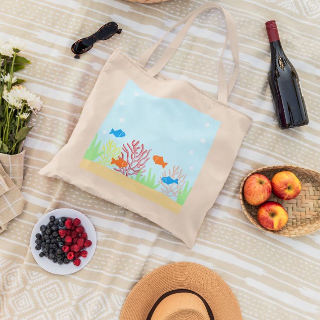 Bolso De Tela Vida marina (Subido por el creador)