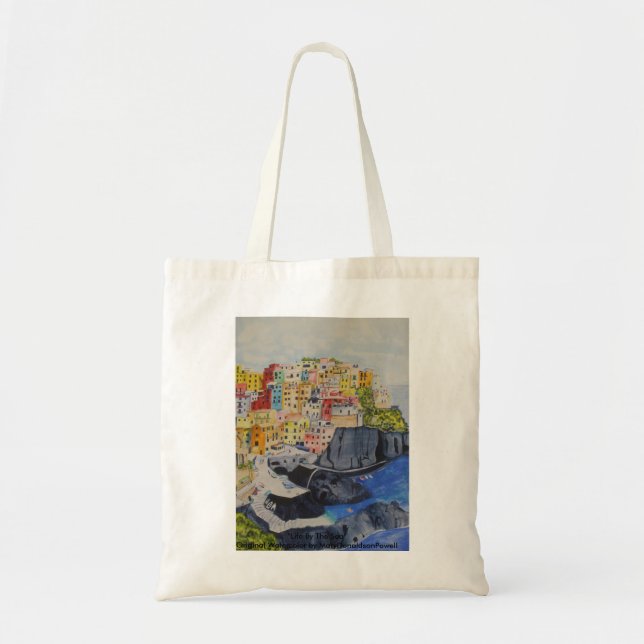 Bolso De Tela Vida por el mar (Frente)