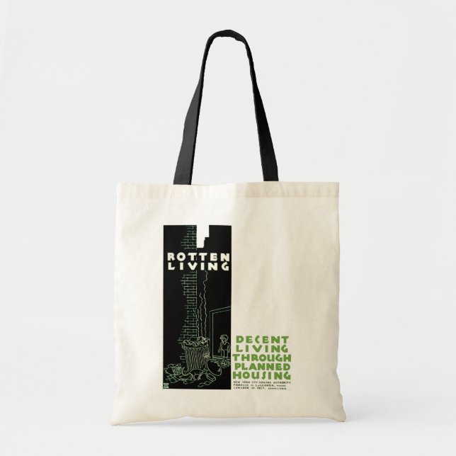Bolso De Tela Vida repugnante (Frente)