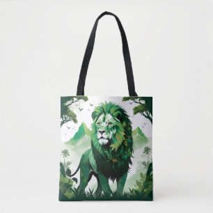 Bolso De Tela Vida salvaje de los leones Naturaleza animal Medio