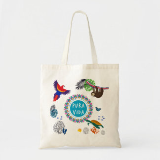 Bolso De Tela Vida salvaje de Pura Vida - Costa Rica