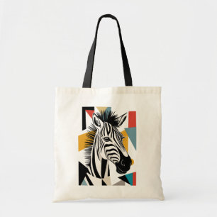 Bolso De Tela Vida silvestre africana geométrica Guay Zebra