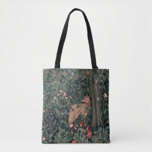 Bolso De Tela Vida silvestre William Morris Greenery Fox