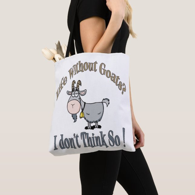 Bolso De Tela VIDA SIN CABRAS | por TotallyGoatally™ (Detalle)