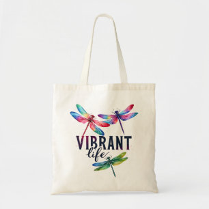 Bolso De Tela Vida vibrante - Dragonfly artístico