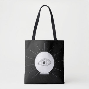 Bolso De Tela Vidente Ojo Vidente Bola de Cristal Esotérica