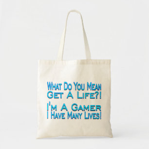 Bolso De Tela Videojugador de muchas vidas