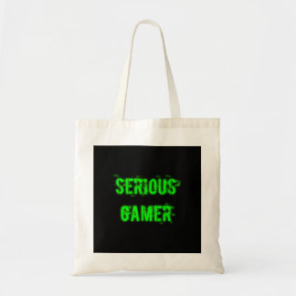 Bolso De Tela Videojugador serio - verde