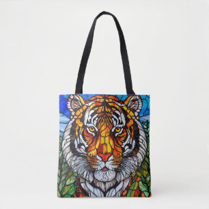 Bolso De Tela Vidrio emplomado de tigre