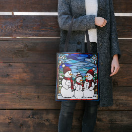 Bolso De Tela Vidrio manchado de imitación de la familia de la n