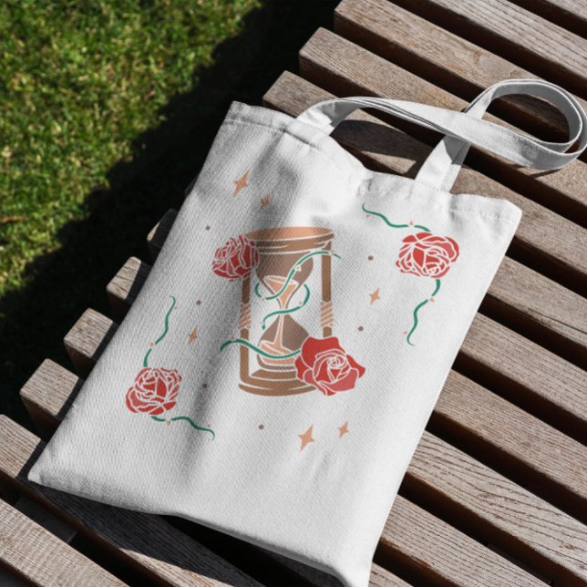 Bolso De Tela Vidrio Y Rosas (Subido por el creador)