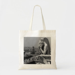 Bolso De Tela Vieja Francia París Notre Dame Catedral pensadora
